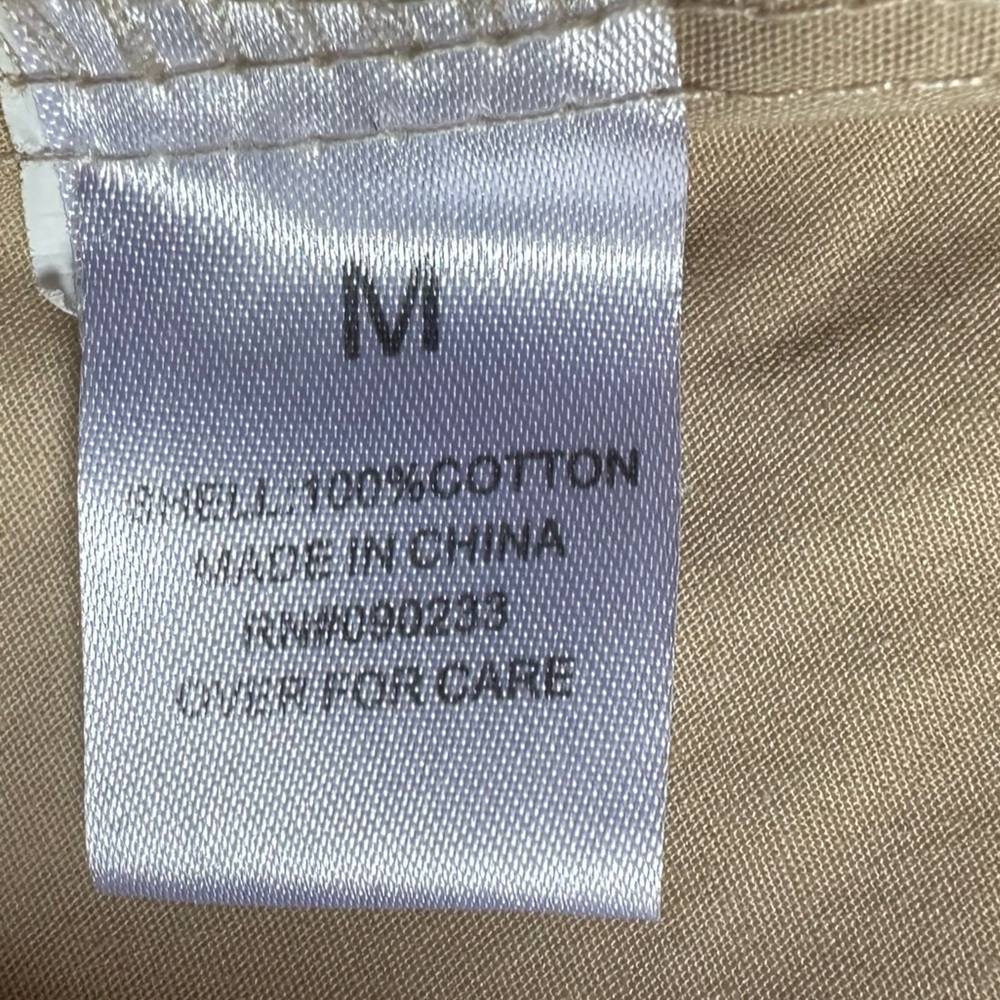 Fear of God Men’s Khaki Elastic Waist Pull On Zip Ankle Joggers- Size Medium - Picture 12 of 12